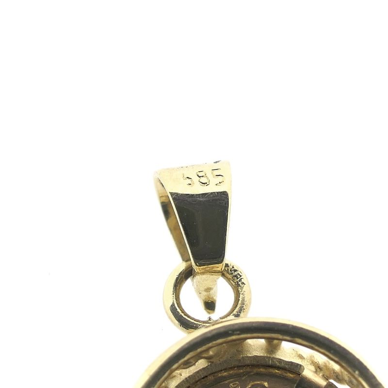 Image 6 of Gold pendant with Mexican coin | Emperor Maximilian 1865