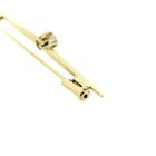 Image 7 of Gold brooch with zirconia