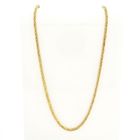 Image 1 of Square Gold Byzantine Link Chain; 14K; 79.5 cm
