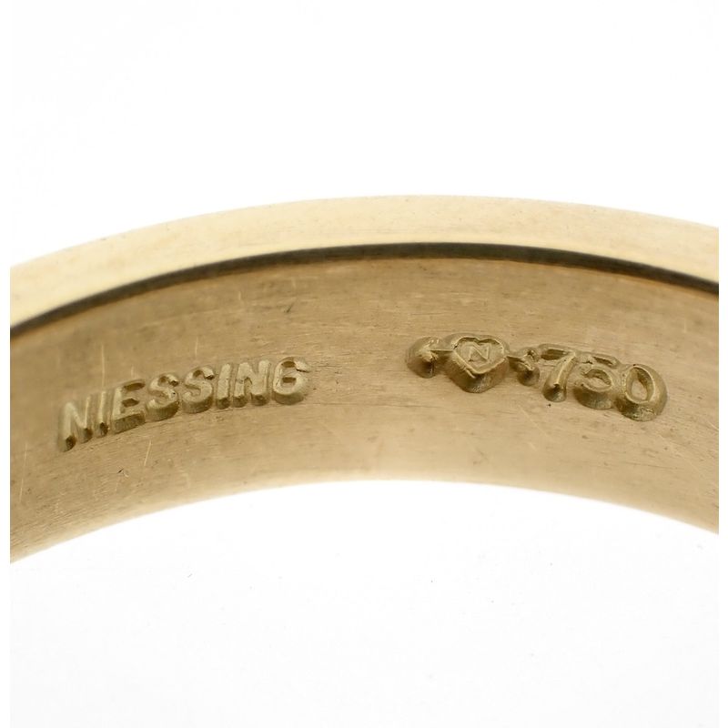 Image 9 of Gold matte ring; Niessing