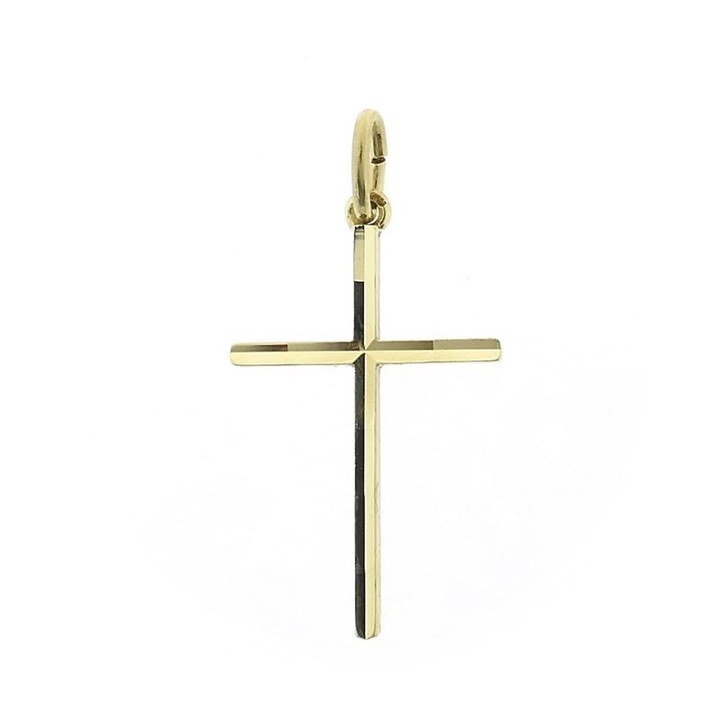 Image 2 of Gold pendant of a cross