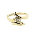 Image 3 of Gold dolphin ring with diamond | 0.06 ct.