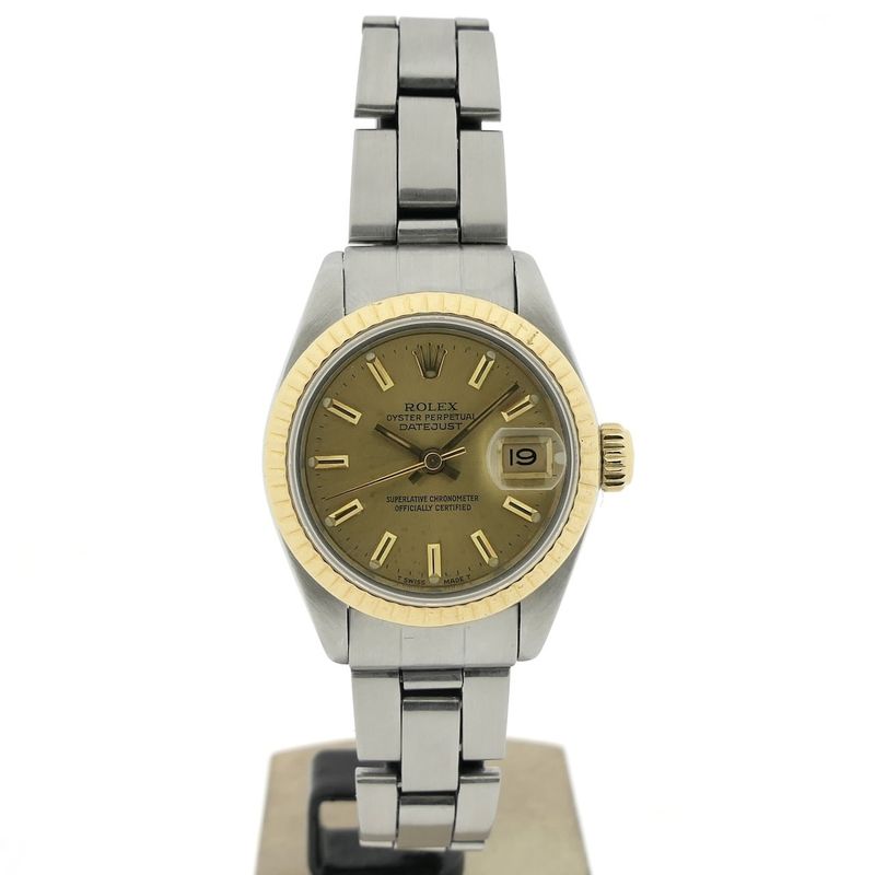 Image 1 of Rolex Datejust 26mm 69173; 18k gold/steel women's watch