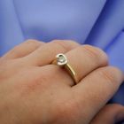 Image 4 of Two-tone gold ring with diamond | 0.22 ct.