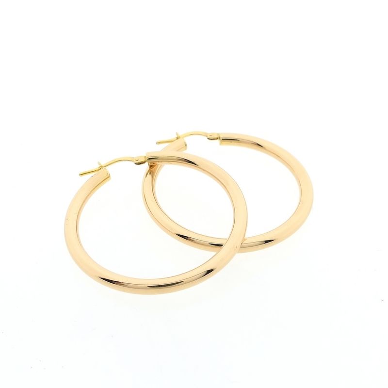 Image 7 of Gold earrings | Ø 37.2 mm