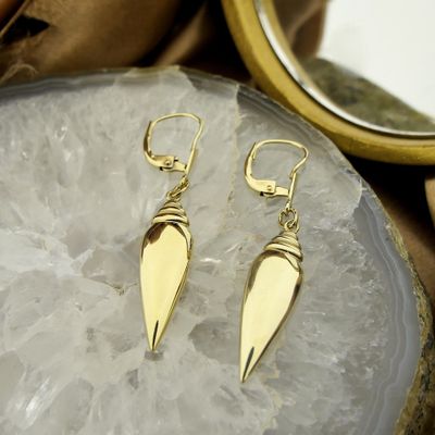 Image 2 of Vintage gold earrings