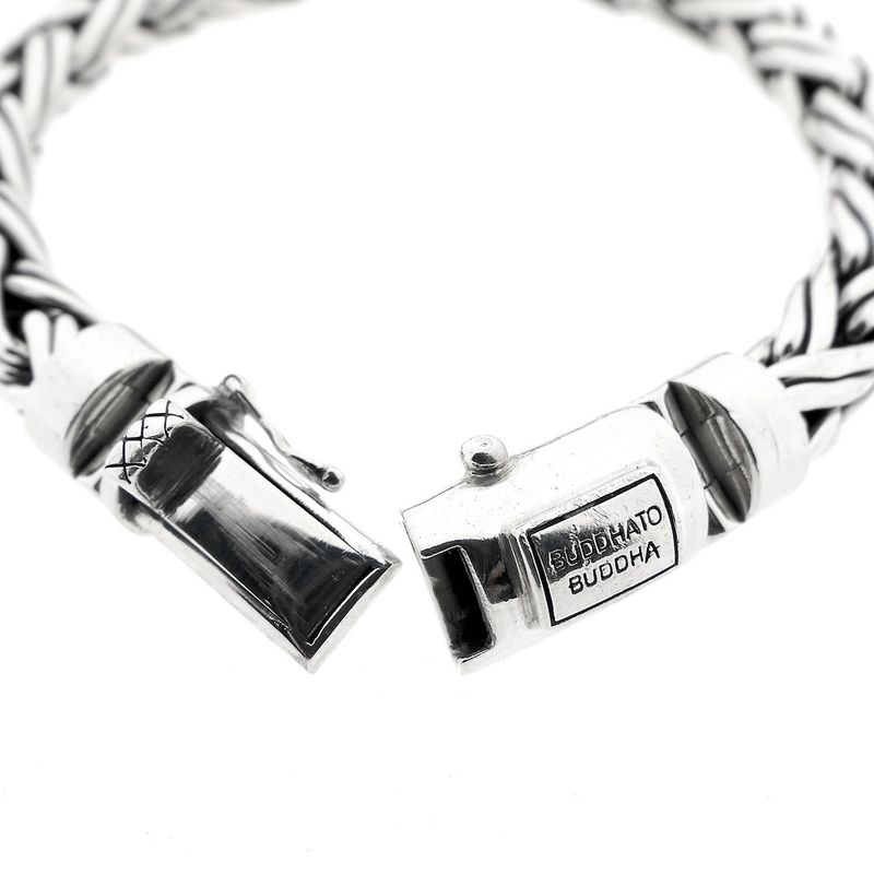 Image 5 of Silver Buddha to Buddha bracelet; Katja | 22 cm