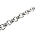 Image 4 of Silver jasseron link bracelet | 21 cm