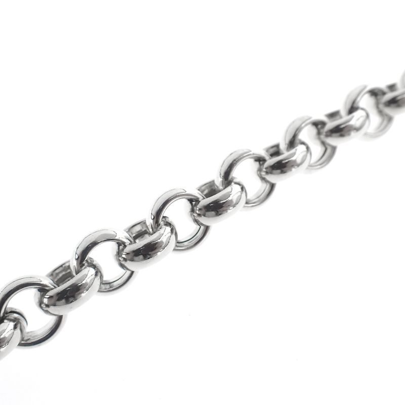 Image 4 of Silver jasseron link bracelet | 21 cm