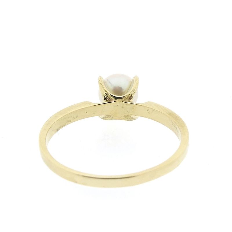 Image 4 of Gold ring with pearl