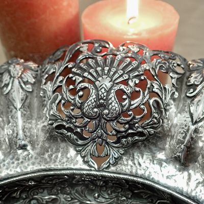 Image 2 of Vintage silver Djokja fruit bowl | Indonesian silverware