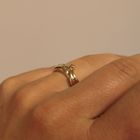 Image 10 of Gold subtle ring with zirconia