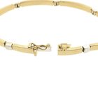 Image 7 of Two-tone gold bar link bracelet | 18.5 cm
