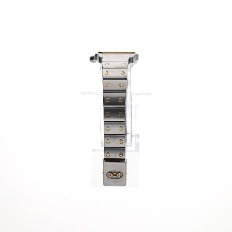 Image 11 of Cartier Santos Ladies ref. 1567; 18k gold/steel women's watch