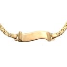 Image 2 of 18K Gold Bracelet with Plate | 18 cm