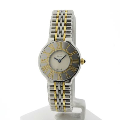 Cartier Must 21; Gold/steel women's watch Image 1 of Cartier Must 21; Gold/steel women's watch