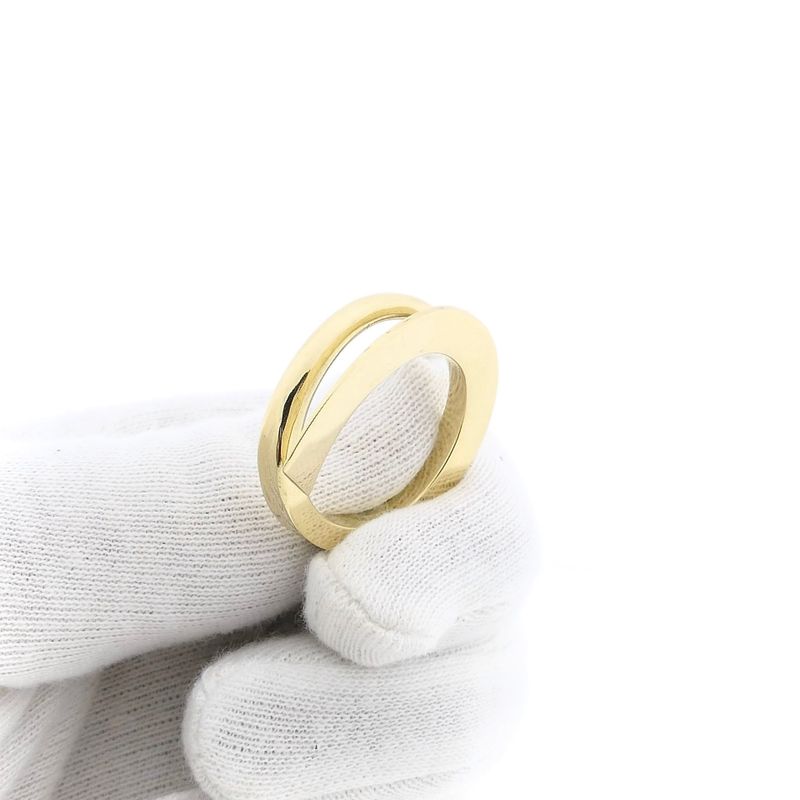 Image 8 of Solid Gold Ring with Organic Design