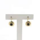 Image 1 of Gold earrings with garnet | Antique/vintage