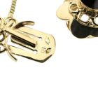 Image 5 of Antique gold boat bracelet with garnet