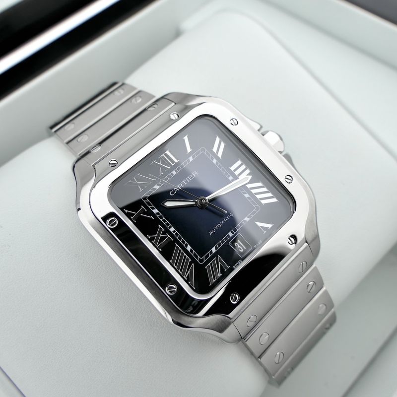 Image 20 of Cartier Santos 'Large' 4072 WSSA0018; Automatic men's watch