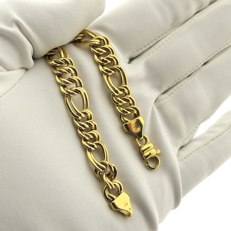 Image 9 of Golden Prince of Wales link bracelet