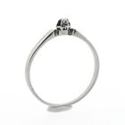 Image 3 of White gold solitaire ring with 0.02 ct diamond.
