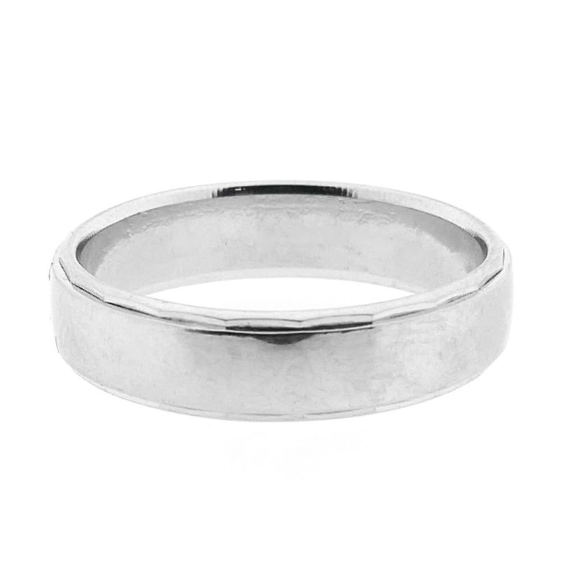 Image 7 of White gold women's ring with diamond | 0.05 ct.