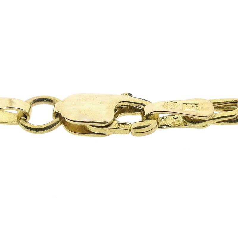 Image 5 of Gold navy link chain | 45 cm