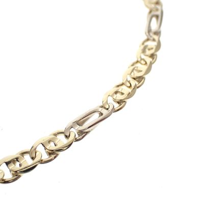 Two-tone gold infinity link bracelet; Collinea | 21 cm Image 2 of Two-tone gold infinity link bracelet; Collinea | 21 cm