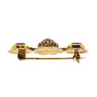 Image 6 of Vintage Gold Brooch with Carnelian