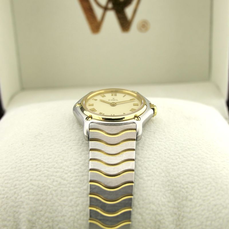 Image 17 of Ebel Classic Wave 166901; 18k gold/steel women's watch