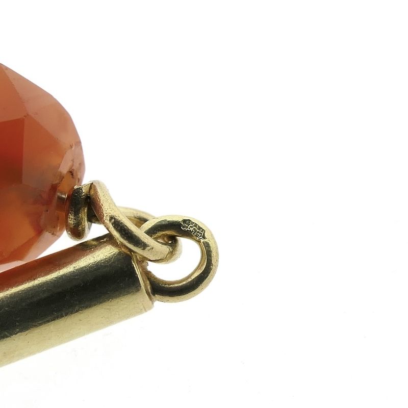 Image 4 of Gold bracelet with carnelian