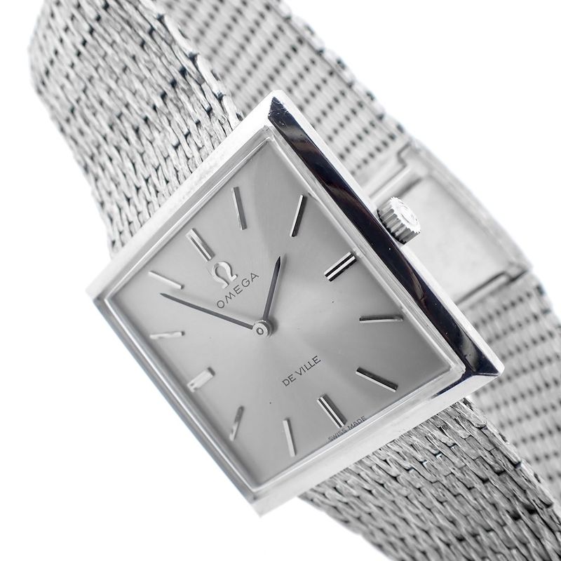 Image 4 of Omega Deville; Vintage 18k white gold watch