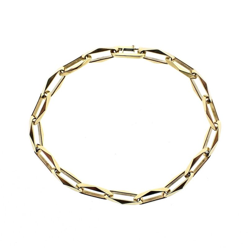 Image 1 of Gold closed for ever bracelet | 20.5 cm