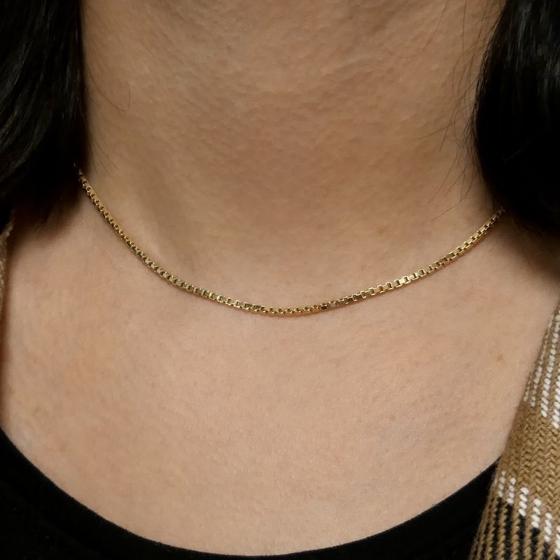 Image 8 of Golden Venetian link chain