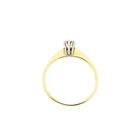 Image 5 of Gold solitaire ring with diamond | 0.20 ct.