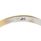 Image 6 of 9 carat bicolor ring with 0.20 ct diamond.