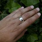 Image 8 of Silver wide men's ring