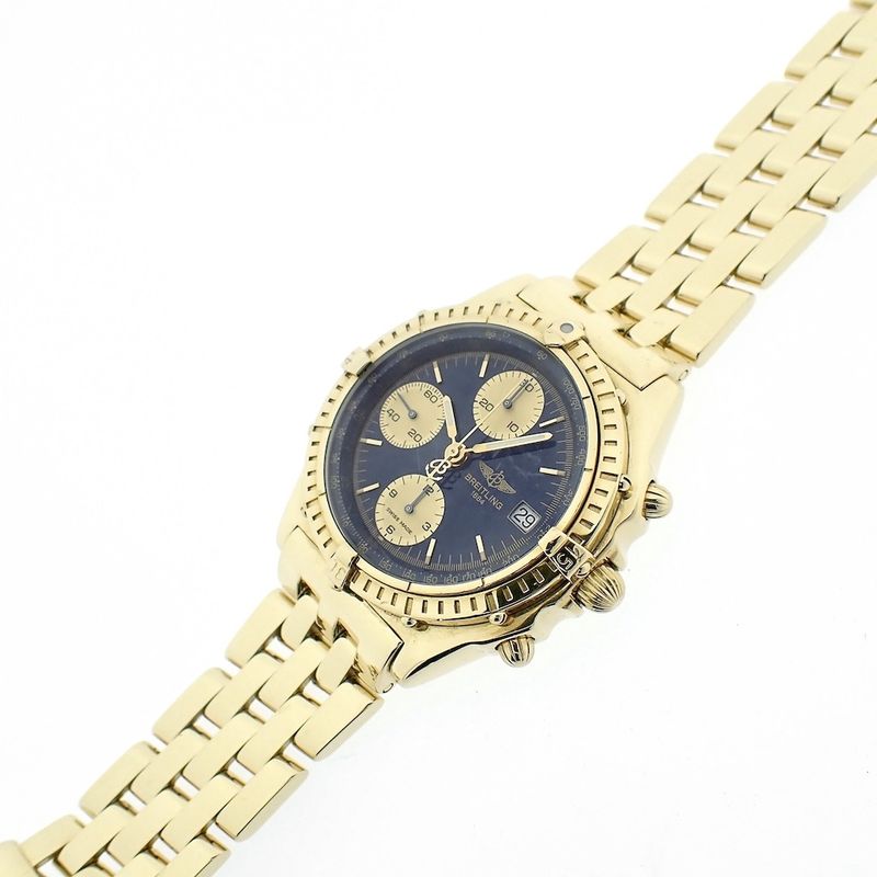 Image 11 of Breitling Chronomat; Exclusive 18k gold watch