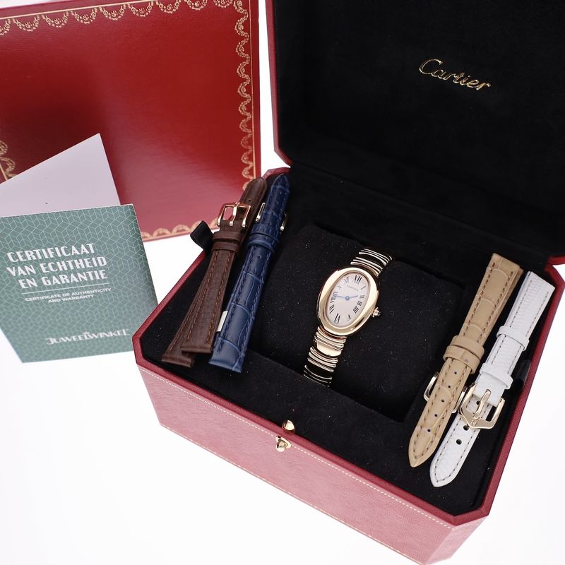 Image 4 of Cartier Baignoire 'Medium' 1950; 18k gold ladies' watch