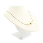 Image 3 of Two-tone necklace with a fixed pendant and a 0.04 ct. diamond | 41.5 cm