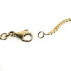 Image 9 of Two-tone gourmet link necklace with 0.035 ct. diamond | 42 cm