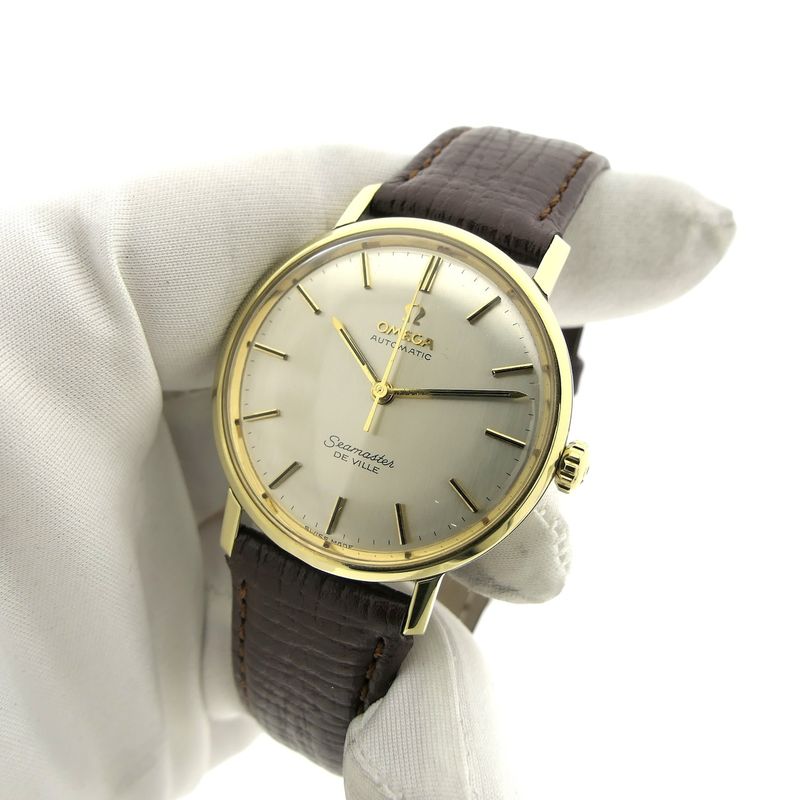 Image 8 of Omega Seamaster Deville 136.020; Vintage 14k. gold cap watch