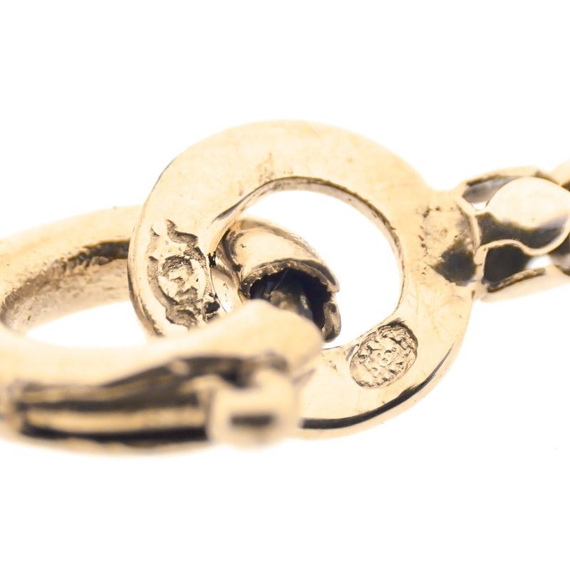 Image 8 of Gold mirrored mesh necklace | 45 cm