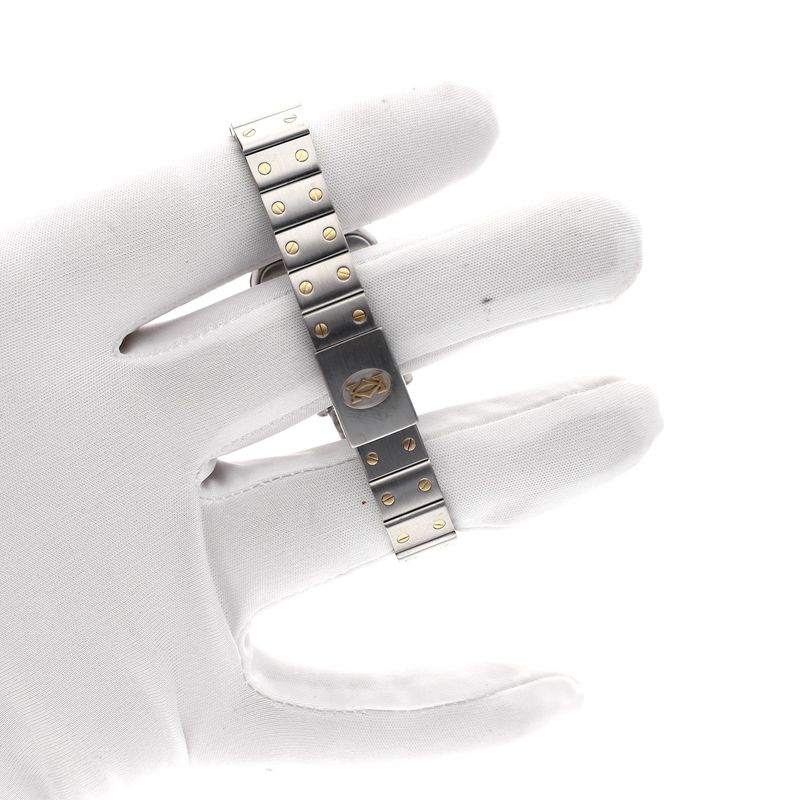 Image 15 of Cartier Santos Ladies ref. 1567; 18k gold/steel women's watch