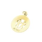 Image 5 of Gold zodiac sign pendant; Gemini