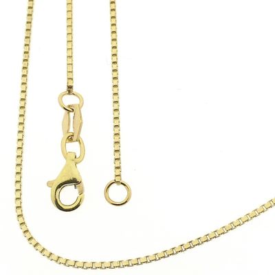 Image 1 of Golden Venetian link chain | 45 cm