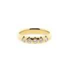 Afbeelding 3 van Gouden rijring met diamanten; 0,25 ct.