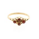 Image 3 of Vintage gold ring with blood coral