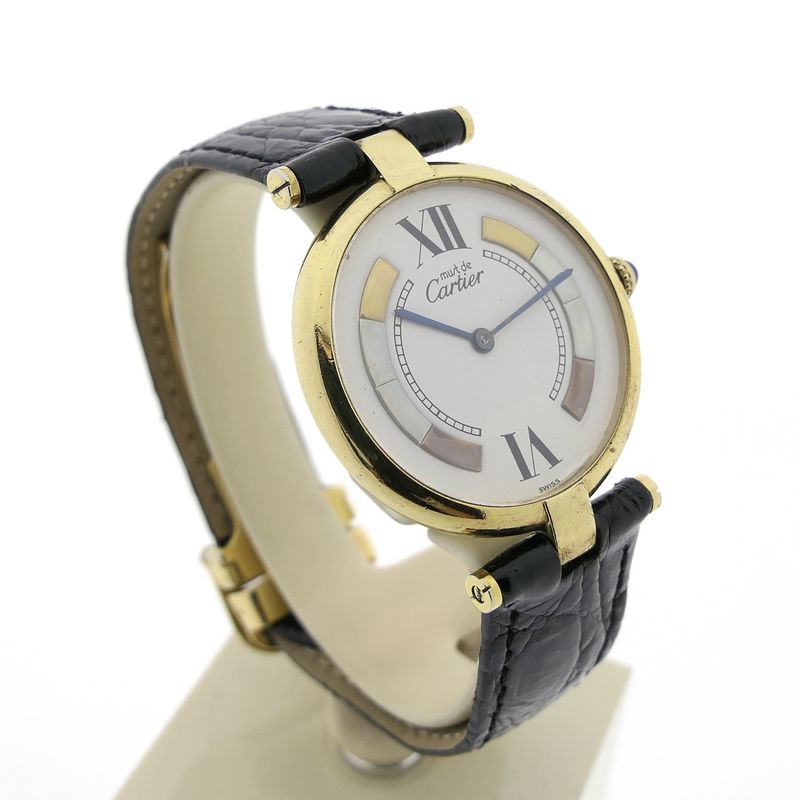 Image 3 of Cartier Vermeil Must Trinity; Ladies watch